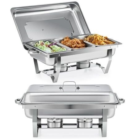 Chauffe-plats en inox