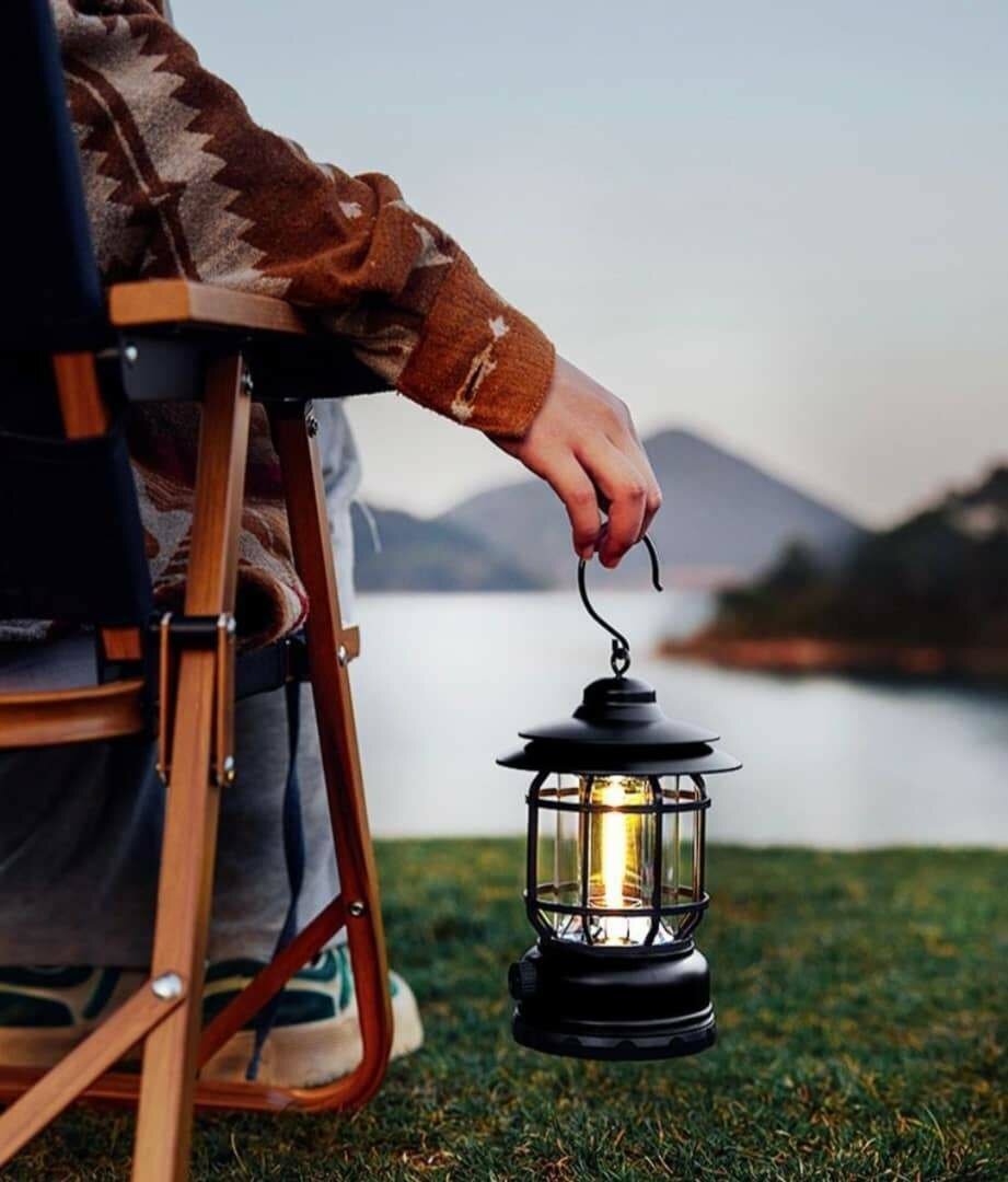 Lampe de camping rechargeable alimentée par batterie - Lampe