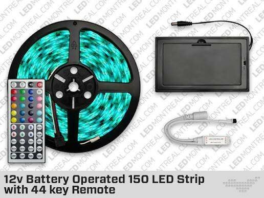 Bande LED RGB avec télécommande