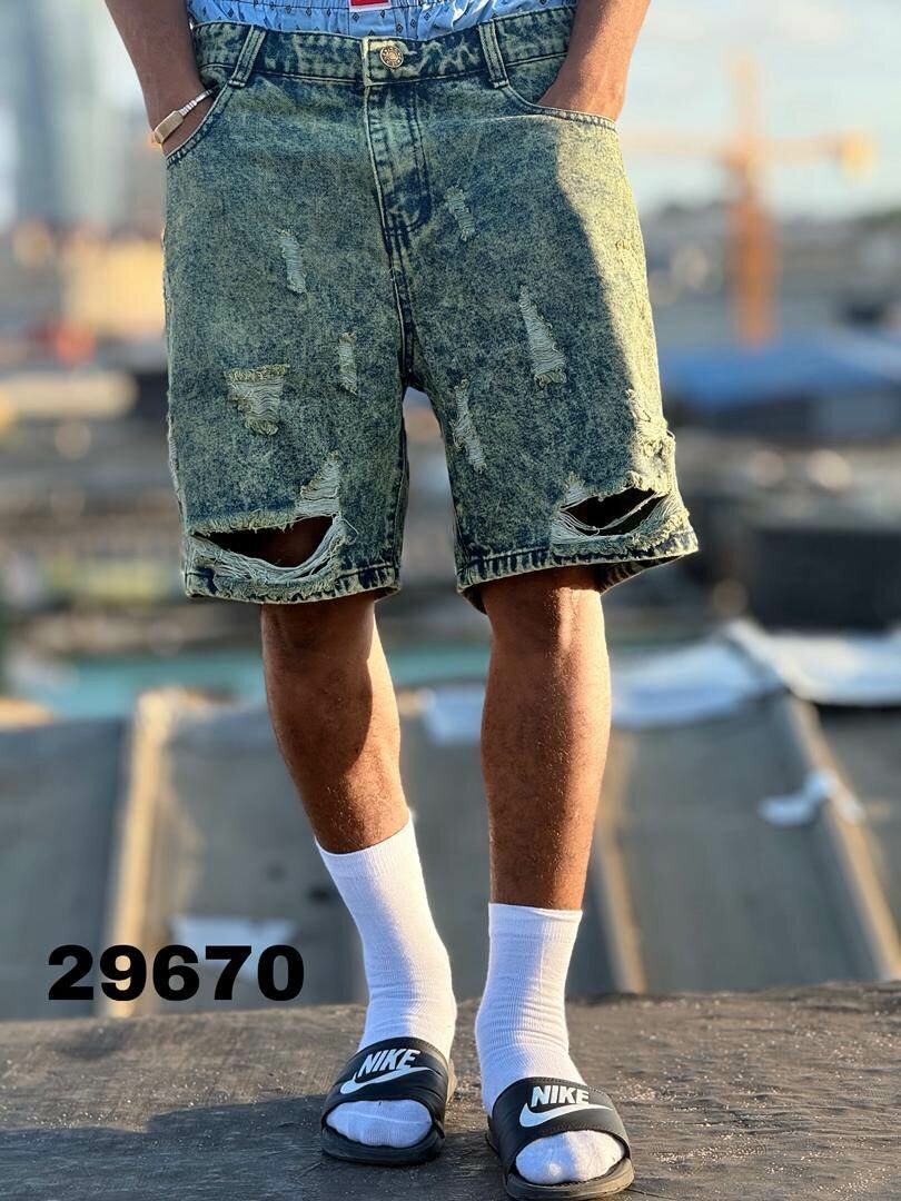 Shorts en denim tendance pour homme