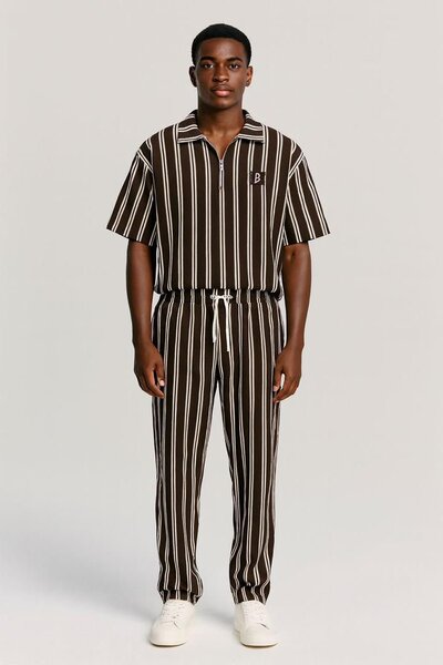 Set de Vêtements Rayé pour Hommes