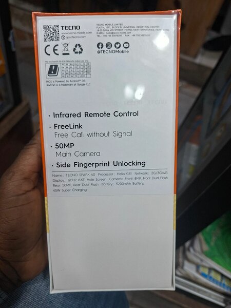Tecno Spark 40 - 128GB/8