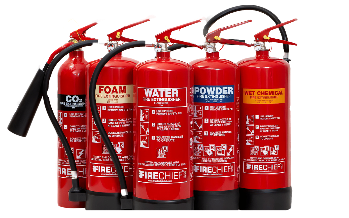Fire Extinguishers (all kinds)