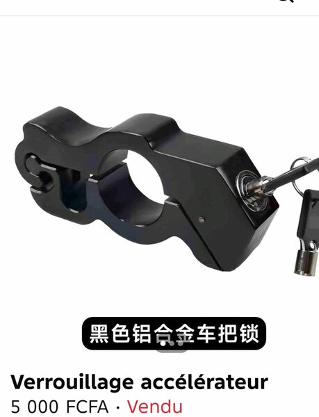 Antivol Accélérateur Moto