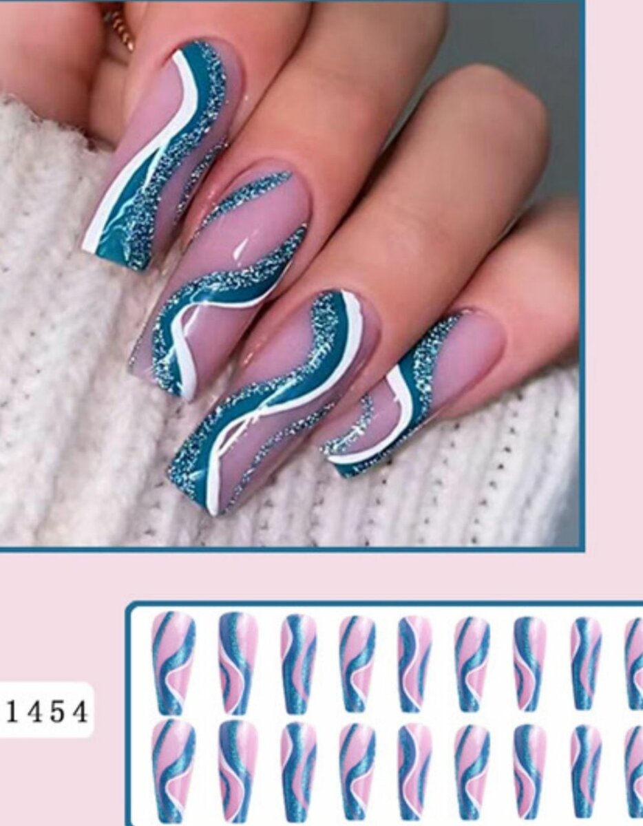 Ongles Press-On Art Fantaisie