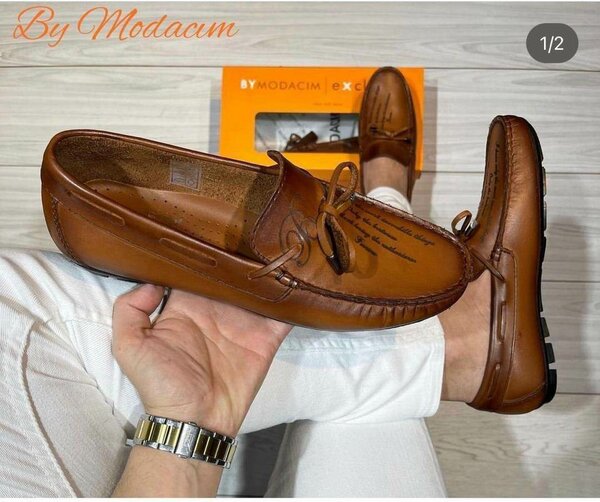 Mocassins élégants en cuir