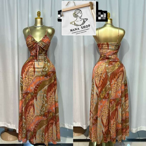 Robe Maxi Bohème Femme