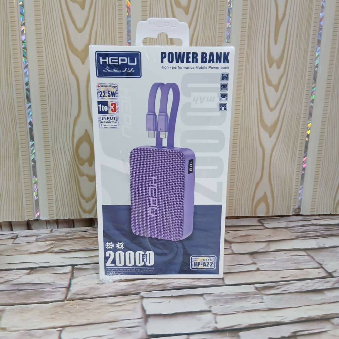 Batterie Externe HEPU 20000mAh