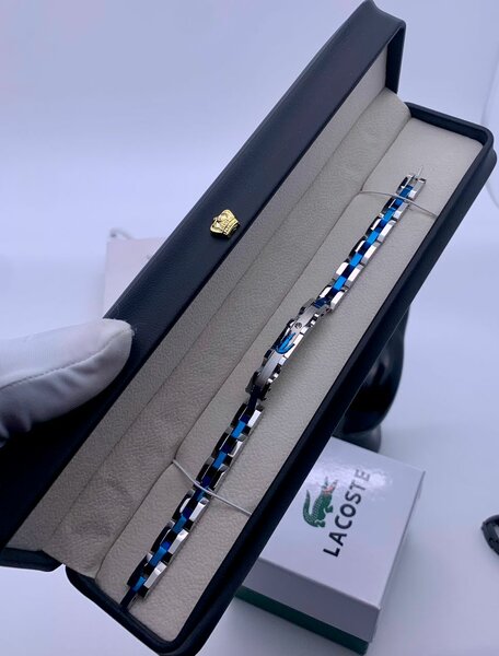 Bracelet en acier inoxydable Lacoste