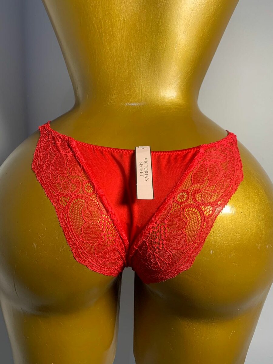 Culotte Rouge Dentelle Femme