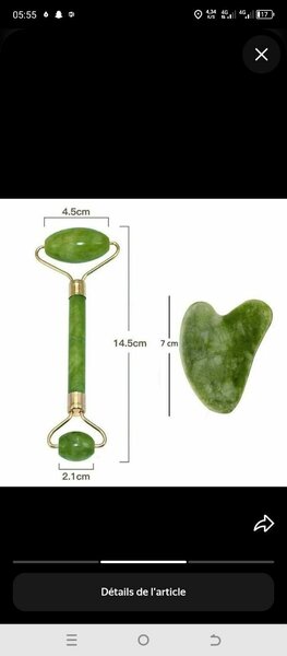 Rouleau de visage en quartz