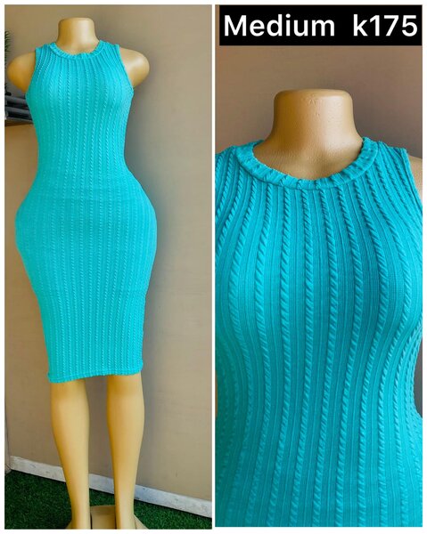 cyan dress