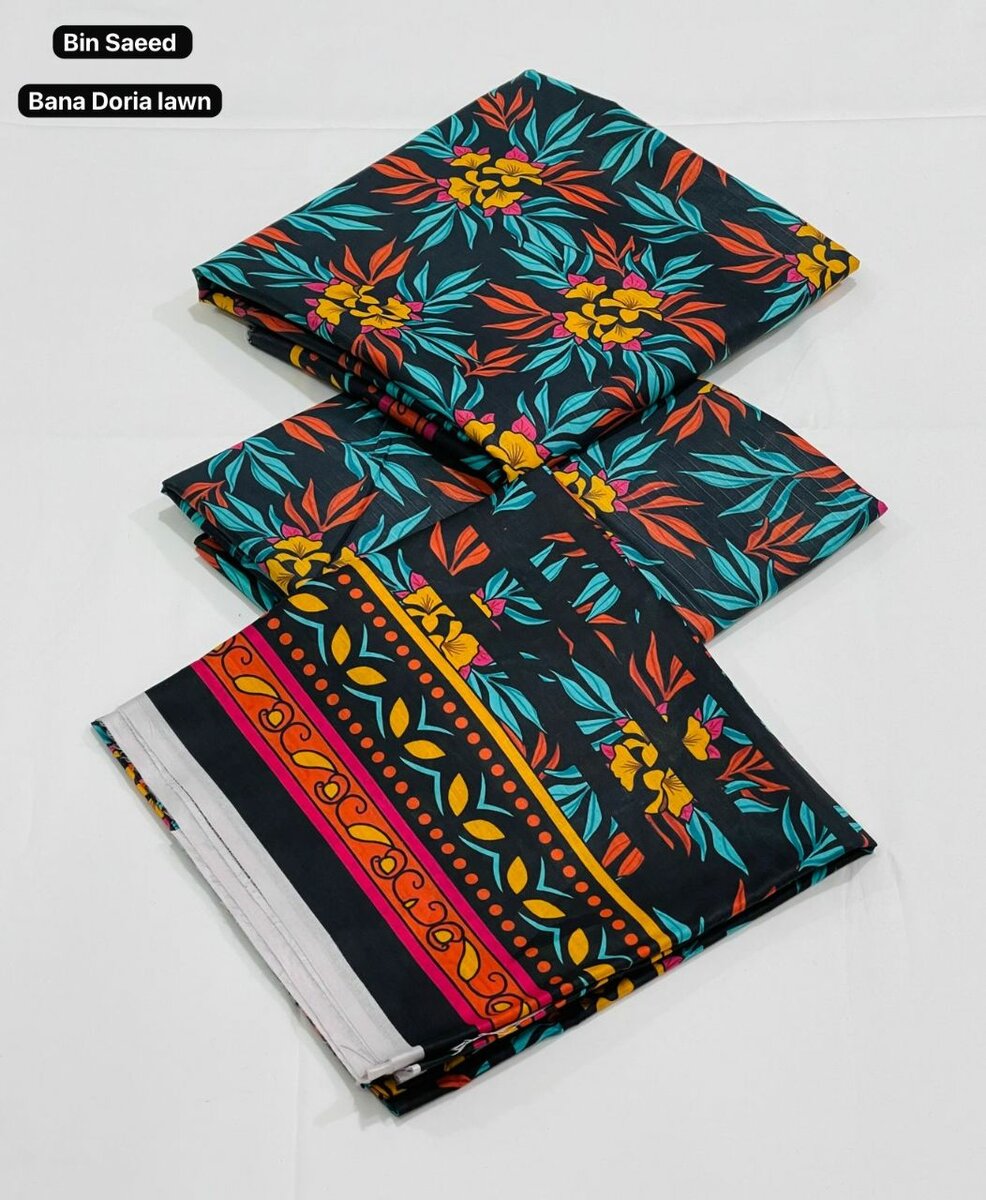 Bin Saeed (BANA DORIA LAWN)(2 PC)