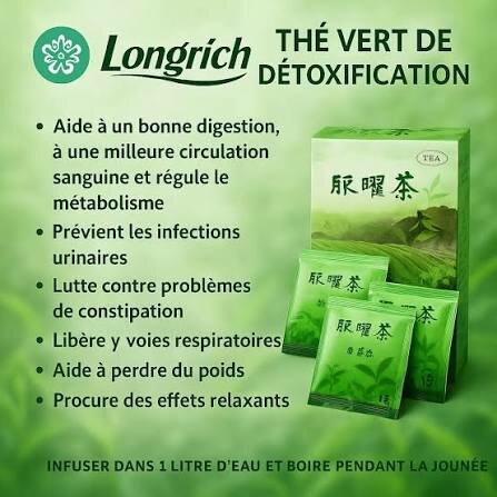 Thé Vert Detox Longrich