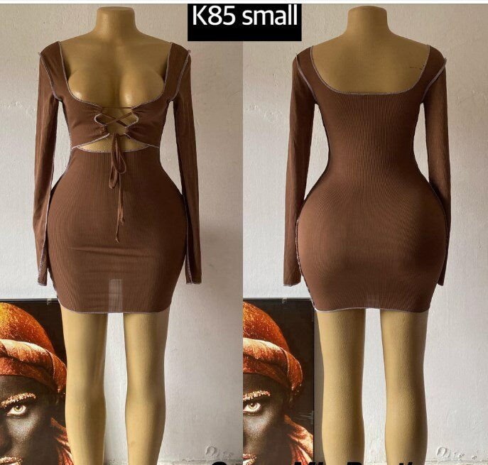 dress  size S  brown