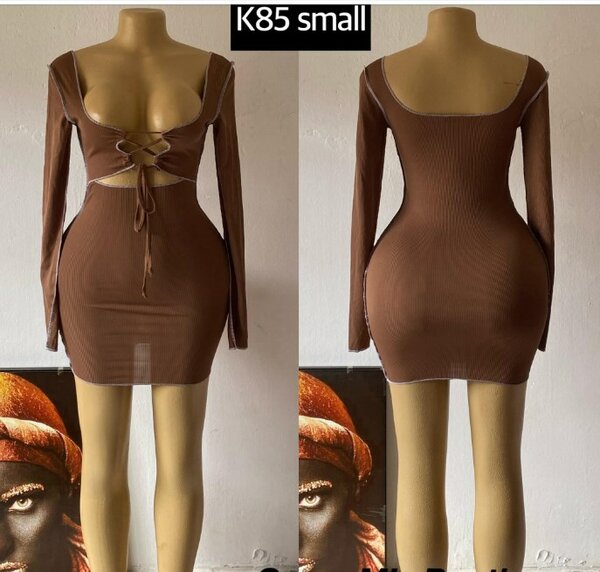 dress  size S  brown