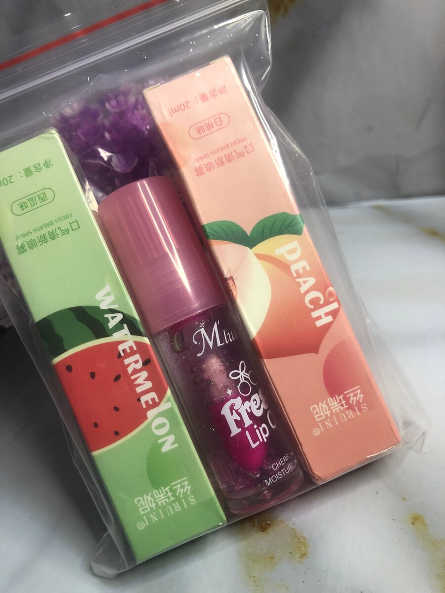 brillants à lèvres ,spray bucc