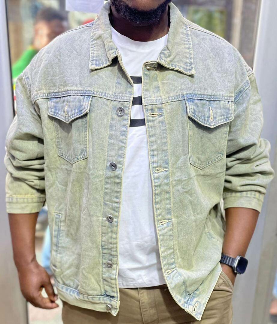 Veste en jean décontractée homme