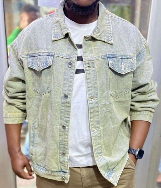 Veste en jean décontractée homme