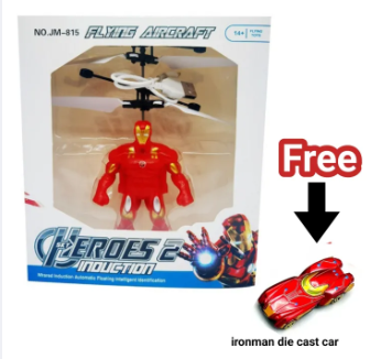 Flying toy "Heroes 2: Induction" (Iron Man) with a bonus metal car