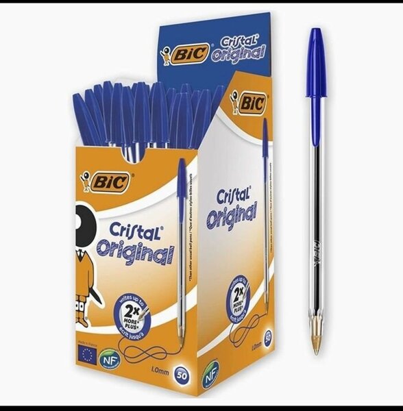 Stylo BIC Cristal Bleu 50pcs