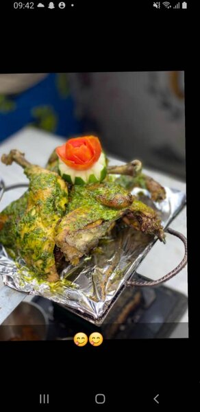 Le poulet boucané à la perciad