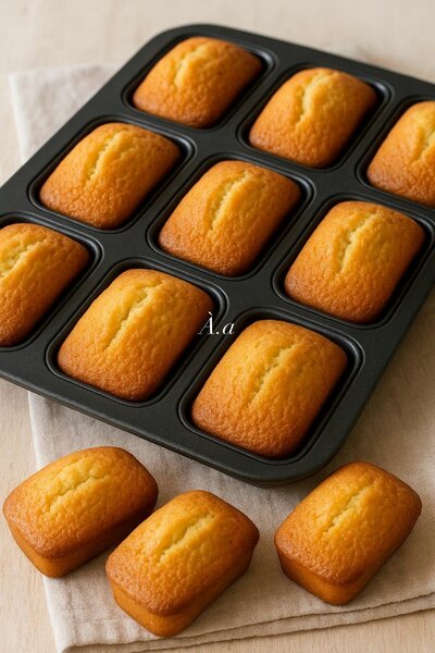 8 Mini cakes vanille, chocolat