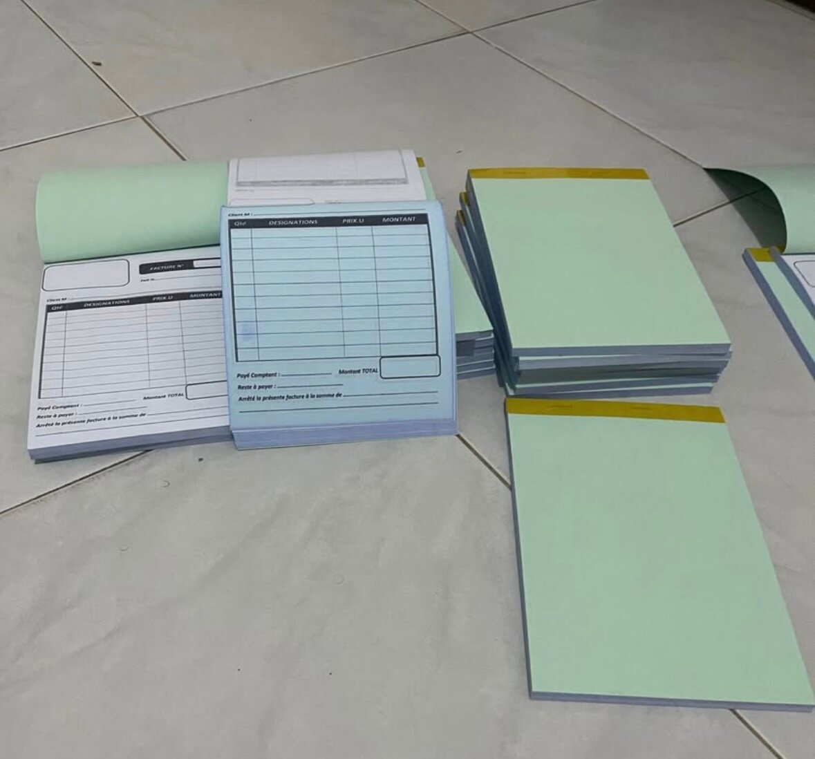 Carnets de factures multifonctionnels