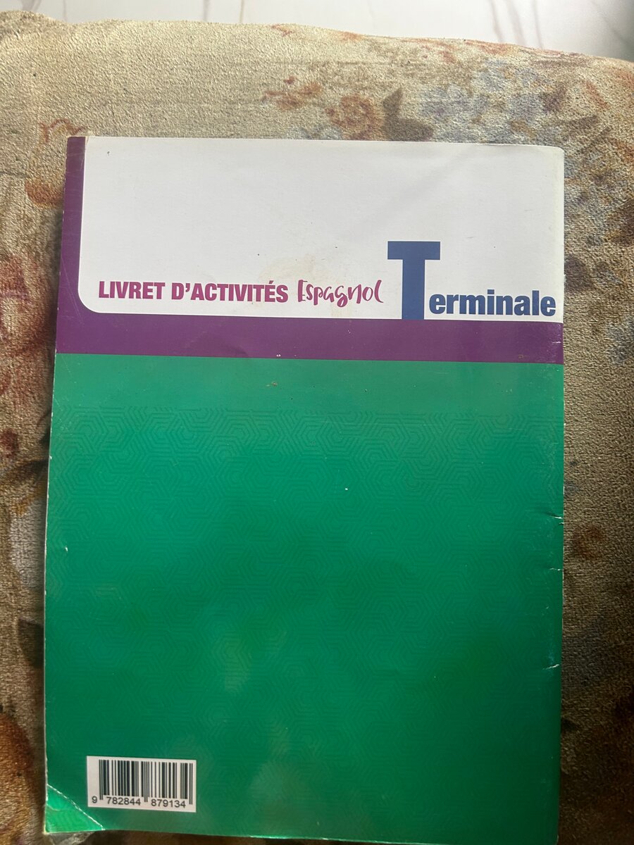 Livret d'activités Espagnol