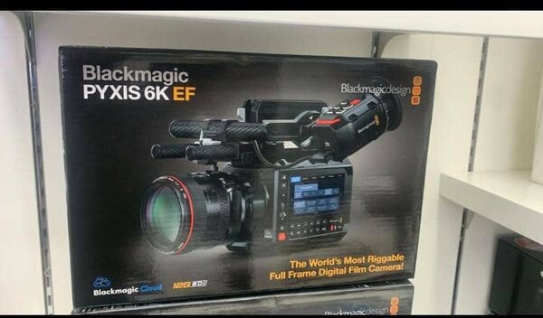 Black Magic pyxis 6k canon mount