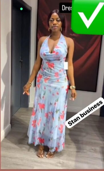 Robe longue florale élégante