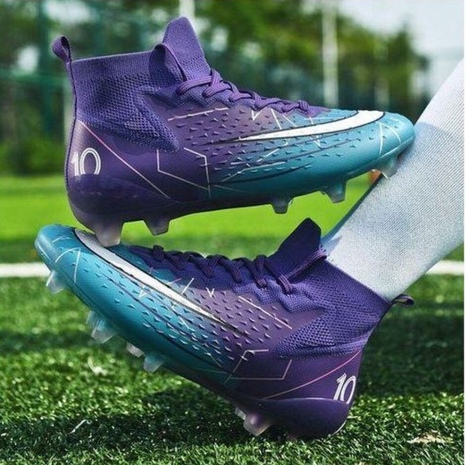 Men Cleats Soccer Shoes Team Sport Football Boots Training