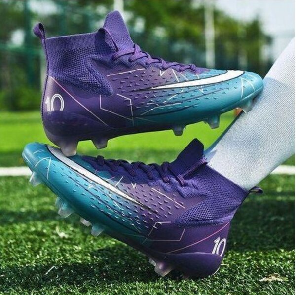 Men Cleats Soccer Shoes Team Sport Football Boots Training