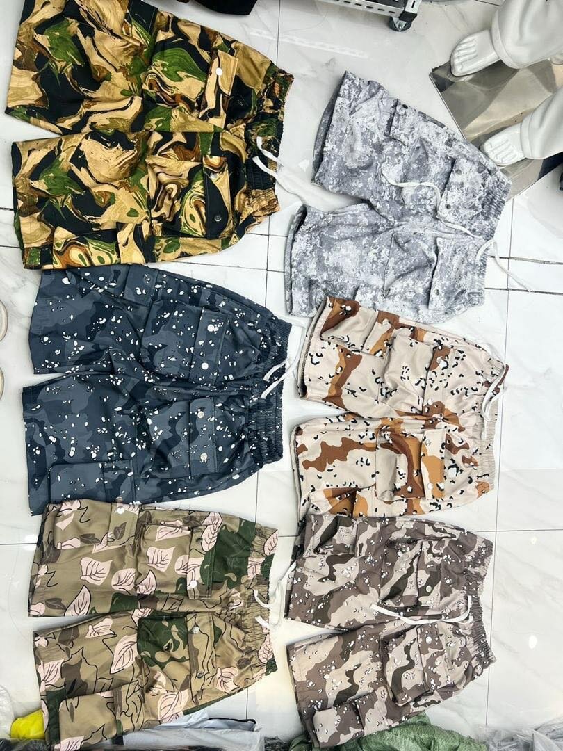 Shorts camouflage tendance
