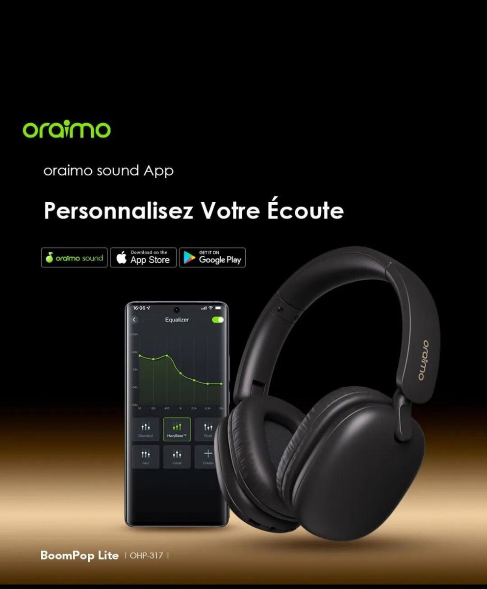 Casque Bluetooth oraimo