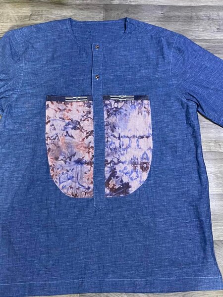 Chemise homme, bleue, taille XL 