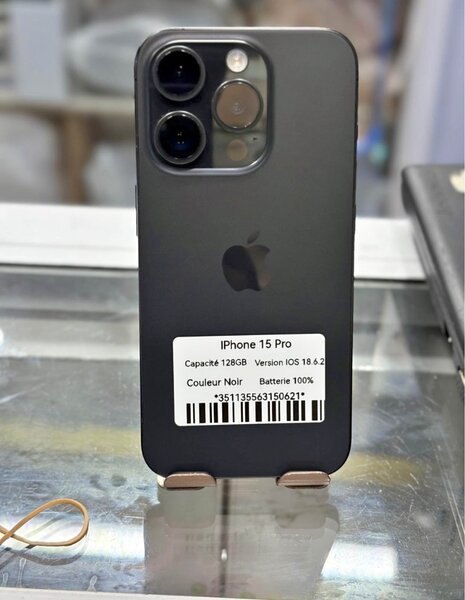 iPhone 15 Pro 128Go Noir