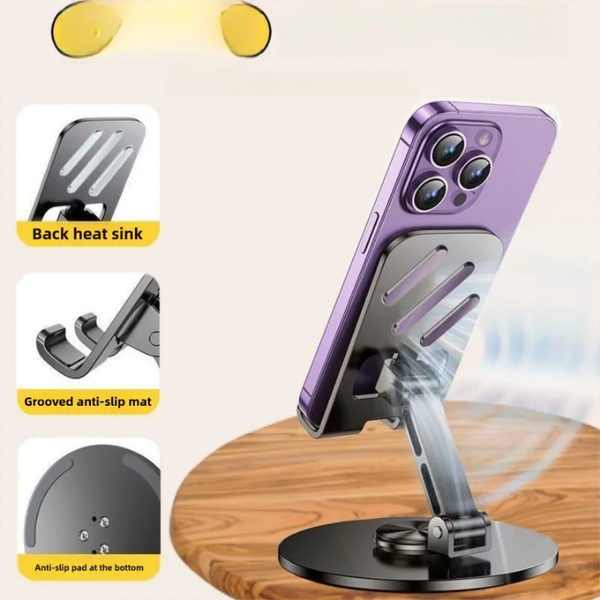 Support téléphone rotatif 720°