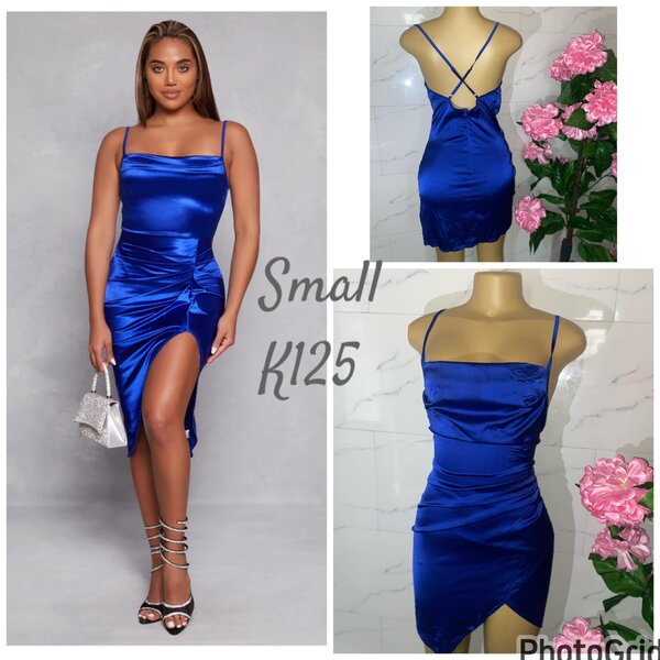 Beautiful and stylish women's dress blue