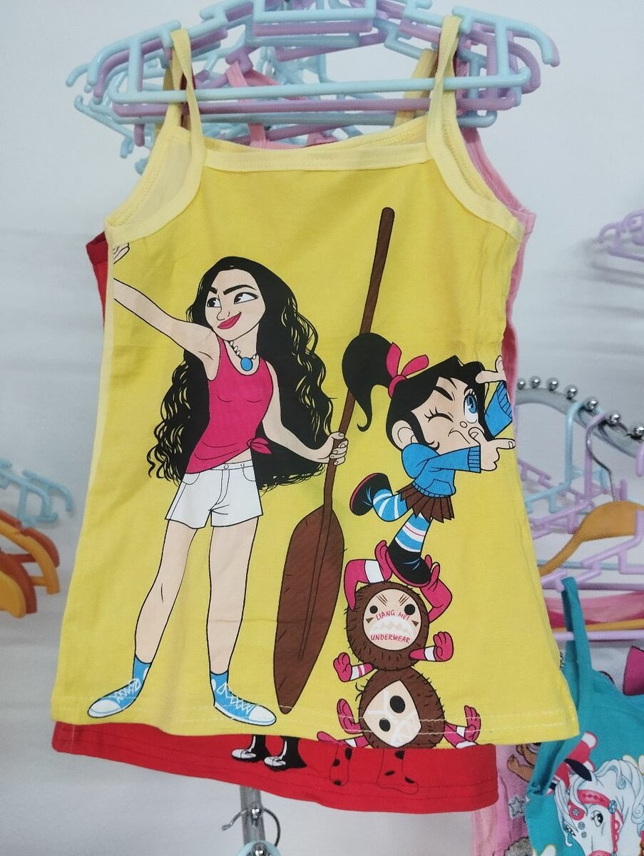 Débardeur Enfant Personnages Animés