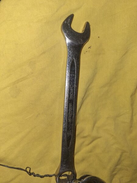 Clé plate en chrome vanadium