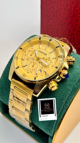 Montre chronographe en or