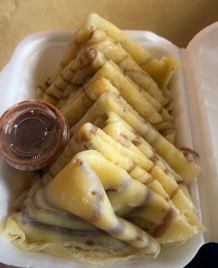 Crêpe marbré au nutella