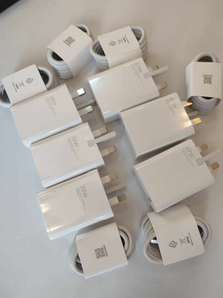 Original Xiaomi 33 and 67watts type C chargers