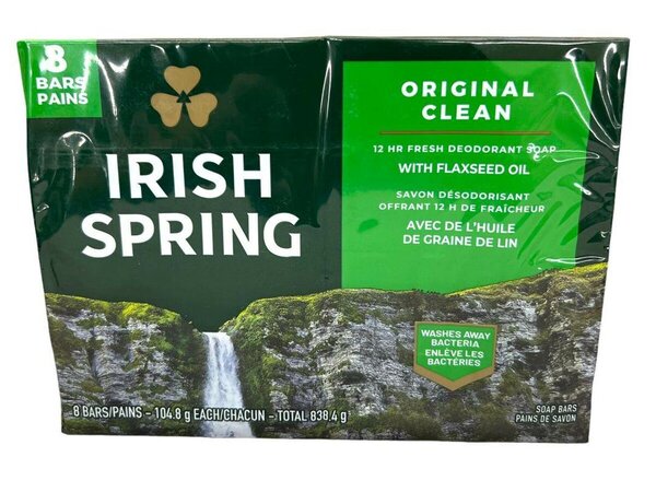Irish Spring Original 8 bar soap