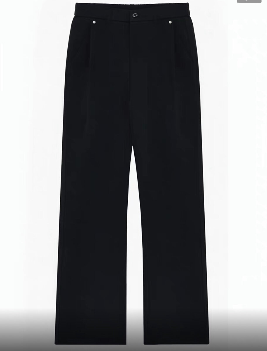 Pantalon classique noir homme