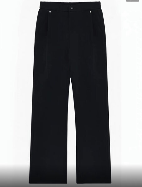 Pantalon classique noir homme