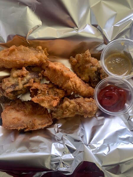 Porc pané(alloco ou frites)