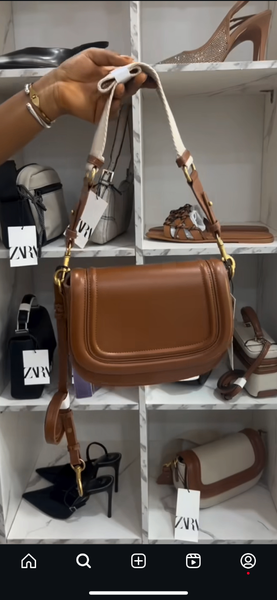 Sac bandoulière en cuir chic