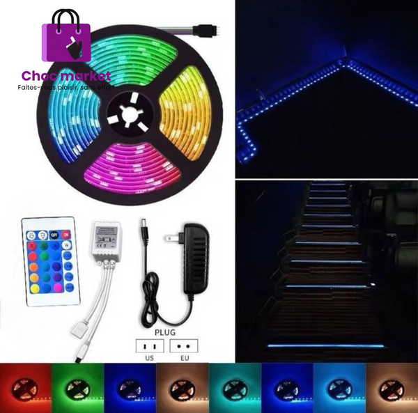 Bande LED Multicolore Télécommandée